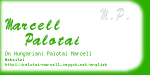 marcell palotai business card